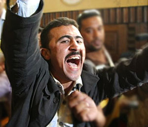 Emad El-Kebir celebrates the sentencing of his attackers.