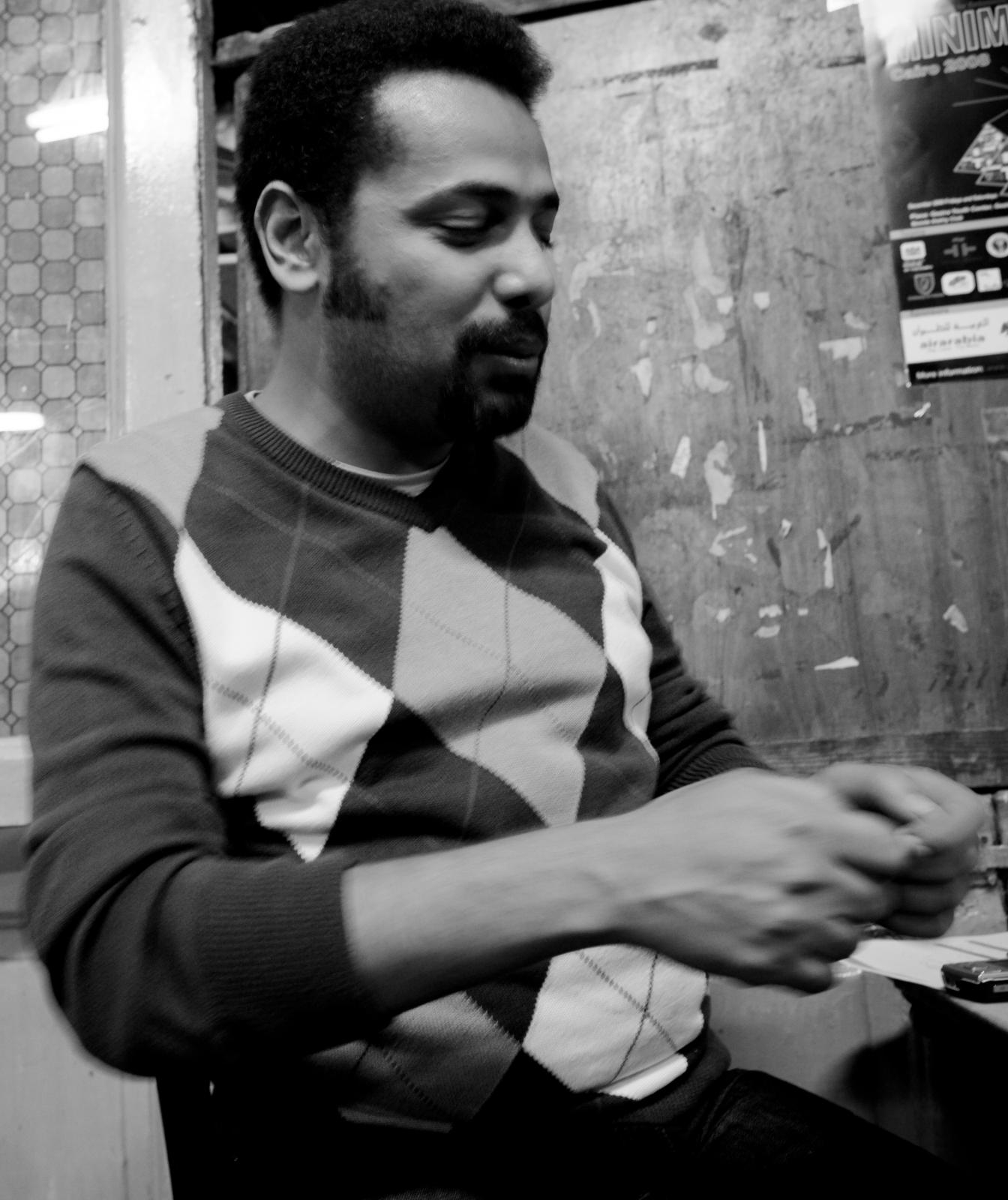 Wael Abbas. Photo by Hossam el-Hamalawy.