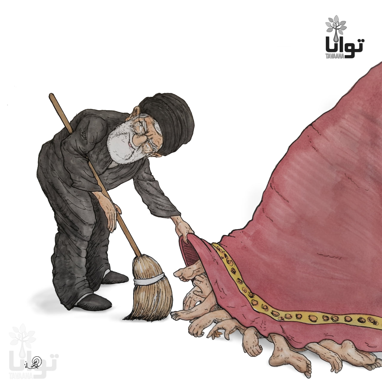Khamenei and Iran revolution